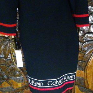 Calvin Klein Black Sweater Dress